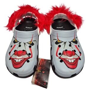 Crocs Pennywise Face IT Chapter 2 Classic Clogs Women's Size 7 Unisex Shoes